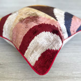 Velvet Ikat Cushion Da Vinci | Velvet Ikat Pillow Da Vinci