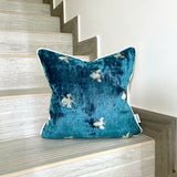 Velvet Ikat Cushion Bee | Velvet Ikat Pillow Bee