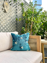 Velvet Ikat Cushion Bee | Velvet Ikat Pillow Bee
