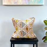 Velvet Ikat Cushion Sunlover | Velvet Ikat Pillow Sunlover