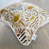 Velvet Ikat Cushion Sunlover | Velvet Ikat Pillow Sunlover