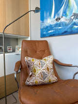 Velvet Ikat Cushion Sunlover | Velvet Ikat Pillow Sunlover