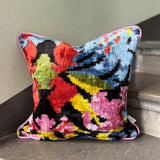 Botanica Velvet Ikat Pillow Cover