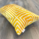 Velvet Ikat Cushion Glow | Velvet Ikat Pillow Glow