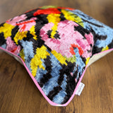 Botanica Velvet Ikat Pillow Cover