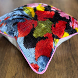Botanica Velvet Ikat Pillow Cover