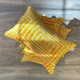 Velvet Ikat Cushion Glow | Velvet Ikat Pillow Glow