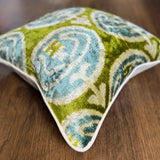 Grove Velvet Ikat Pillow Cover