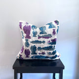Velvet Ikat Cushion Shoal | Velvet Ikat Pillow Shoal
