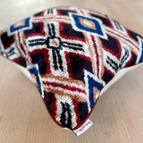 Velvet Ikat Cushion Electron | Velvet Ikat Pillow Electron