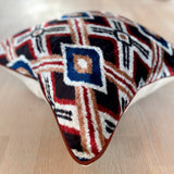 Velvet Ikat Cushion Electron | Velvet Ikat Pillow Electron