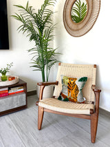 Velvet Ikat Cushion Tigress | Velvet Ikat Pillow Tigress