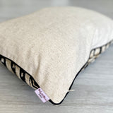 Velvet Ikat Cushion Backgammon | Velvet Ikat Pillow Backgammon