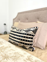 Velvet Ikat Cushion Backgammon | Velvet Ikat Pillow Backgammon