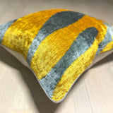 Velvet Ikat Cushion Avant-Garde | Velvet Ikat Pillow Avant-Garde