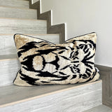 Velvet Ikat Cushion Lion King | Velvet Ikat Pillow Lion King