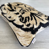 Velvet Ikat Cushion Lion King | Velvet Ikat Pillow Lion King