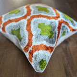 Terra Velvet Ikat Pillow Cover