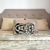 Velvet Ikat Cushion Lion King | Velvet Ikat Pillow Lion King