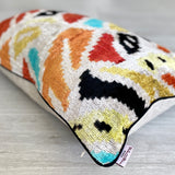 Velvet Ikat Cushion Bankzy | Velvet Ikat Pillow Bankzy