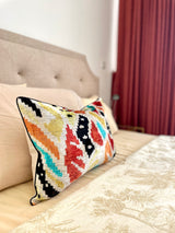 Velvet Ikat Cushion Bankzy | Velvet Ikat Pillow Bankzy
