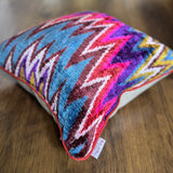 Velvet Ikat Cushion Mizzoni | Velvet Ikat Pillow Mizzoni