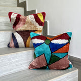 Velvet Ikat Cushion Palette | Velvet Ikat Pillow Palette