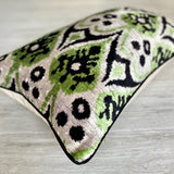 Velvet Ikat Cushion Aurora | Velvet Ikat Pillow Aurora