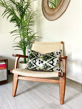 Velvet Ikat Cushion Aurora | Velvet Ikat Pillow Aurora