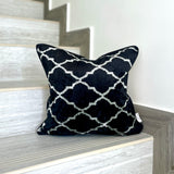 Velvet Ikat Cushion Moroccan Tile | Velvet Ikat Pillow Moroccan Tile