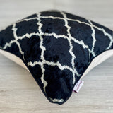 Velvet Ikat Cushion Moroccan Tile | Velvet Ikat Pillow Moroccan Tile