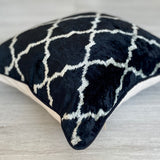 Velvet Ikat Cushion Moroccan Tile | Velvet Ikat Pillow Moroccan Tile