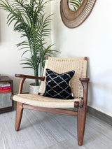 Velvet Ikat Cushion Moroccan Tile | Velvet Ikat Pillow Moroccan Tile