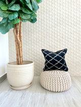 Velvet Ikat Cushion Moroccan Tile | Velvet Ikat Pillow Moroccan Tile