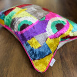Modern Muse Velvet Ikat Pillow Cover