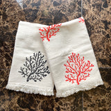 Muslin Towel Reef Black with Muslin Towel Reef Orange