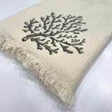 Muslin Towel Reef Gray | Close up