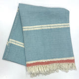 Turkish Towel Chevron Blue