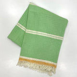 Turkish Towel Chevron Green