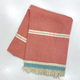 Turkish Towel Chevron Red .