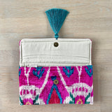 Ikat Clutch Bag Amalfi with Beautiful Tassel