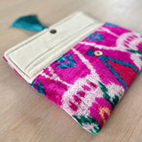 Lightweight Ikat Clutch Bag Amalfi