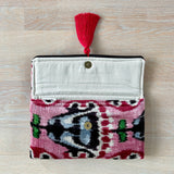 Ikat Clutch Bag Napoli with Tassel