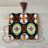 Designer Ikat Clutch Bag Pompeii