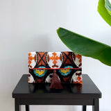 Anniversary Gift Ikat Clutch Bag Pompeii