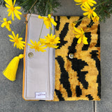 Lightweight Ikat Clutch Bag Acireale