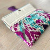 Beautiful Ikat Clutch Bag Alassio