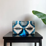 Designer Ikat Clutch Bag Livorno