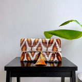 Multipurpose ikat clutch roma