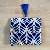 The Perfect Birthday gift Ikat clutch bag carrara